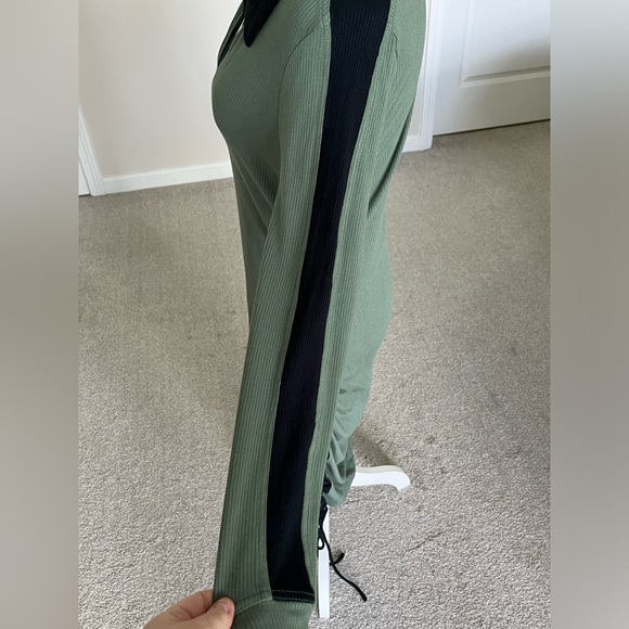 NWT Anthropologie Daily Practice VNeck Ribbed Sweater Dress Size Large - Picture 5 of 10